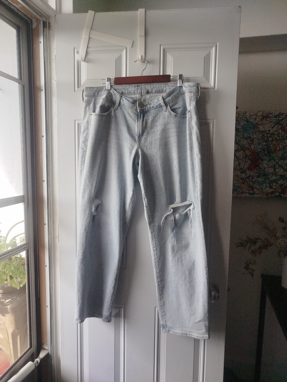 Light Blue Distressed Women’s Jeans